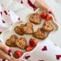 Pineut You're the berry best! - Aardbei cookies met hartvormpje