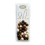 Vrolijk Pasen - Chocolade eitjes goud in foliezakje met eigen logo