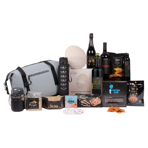 Kerstpakket 'Een dag vol genieten' Kerstpakket 'Een dag vol genieten'