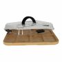 JENS Living bamboe snack tray met deksel JENS Living bamboe snack tray met deksel